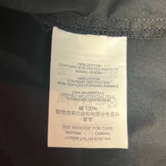 J.CREW Off-the-shoulder Top
Blouse Tie-Neck in Black Classy Boho Chic 
Size 6 - Picture 7 of 7